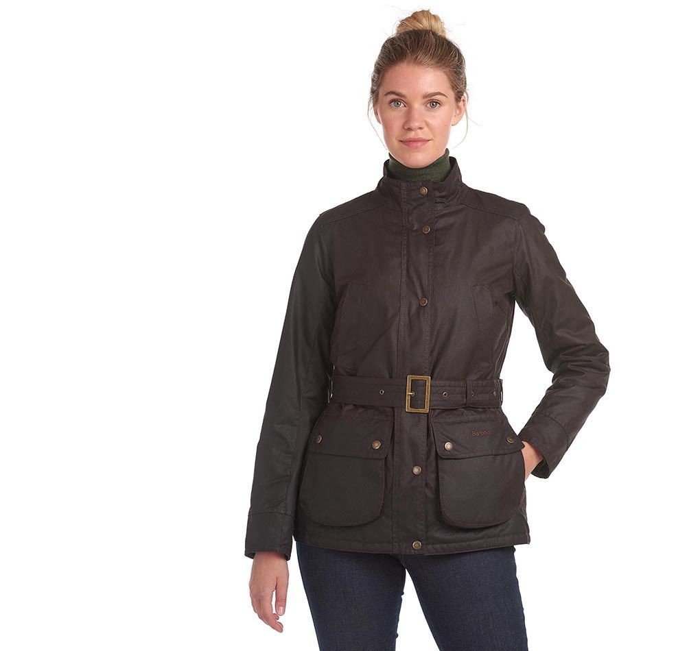 Belted barbour outlet jacket womens